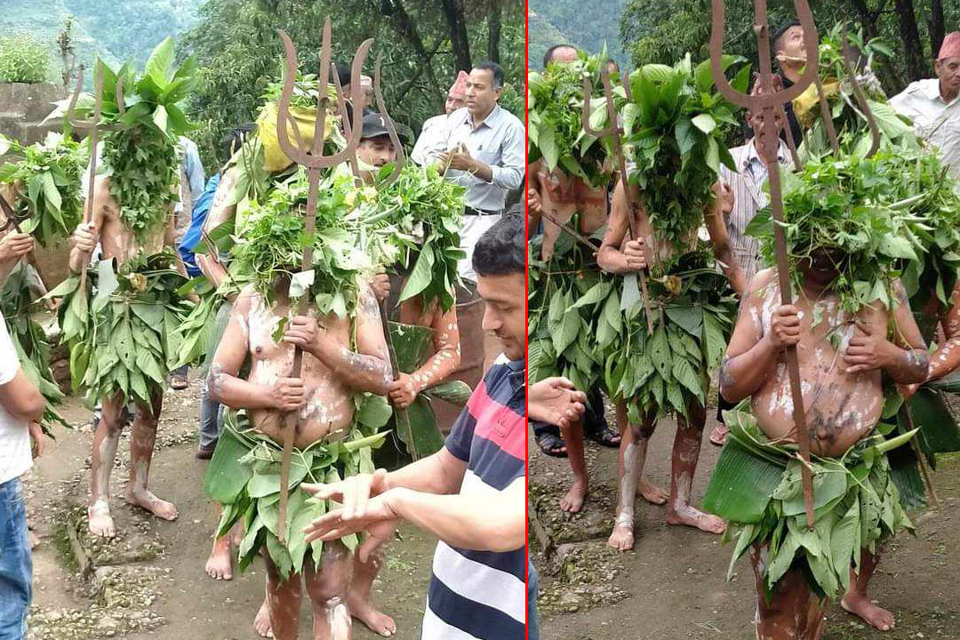 देवलहाटको गौरामा लाखे नाच 